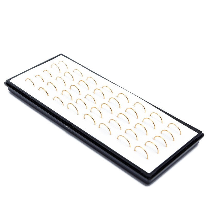 40pcsbox Approx 8x05mm Colorful Stainless Steel Nose Hoop