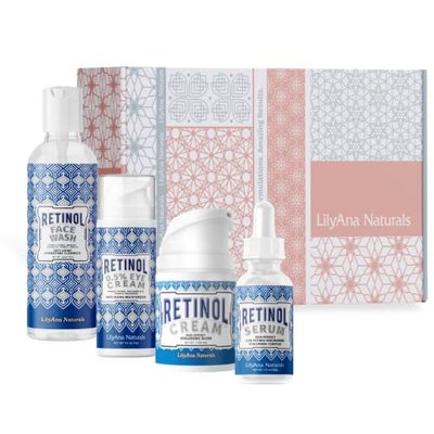 LilyAna Naturals Skin Care Set - Retinol Set with Face Wash