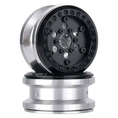 PYFORE 1.9 Inch Metal Wheel Hub Tires 4PCS for 1/10 1/8 RC R