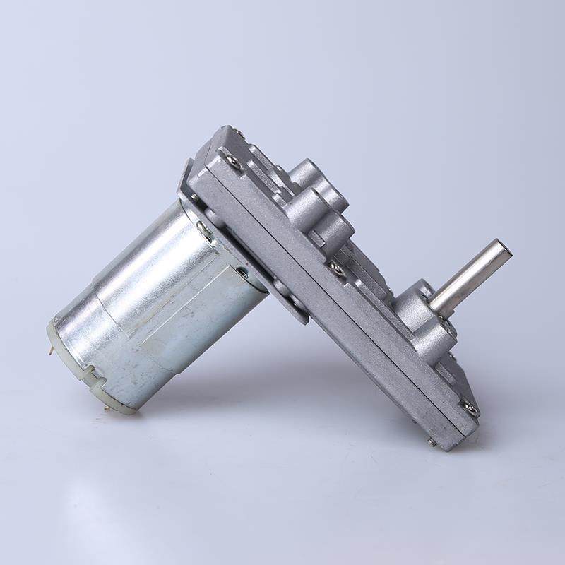 七字直流减速电机24v12v6v100转大扭矩自动窗帘马达轴径8mm1比77