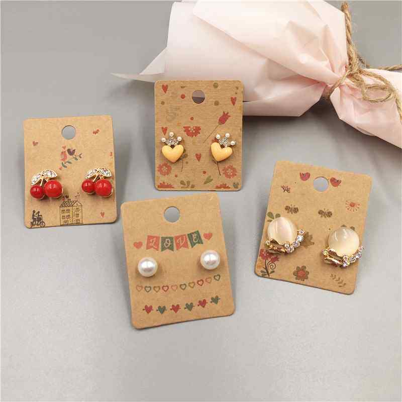 50Pcs 54cm Fashion Jewelry Display Card Accessories