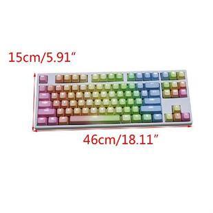 1 Set Replaceable PBT Keycaps 87 104 108 Transparent