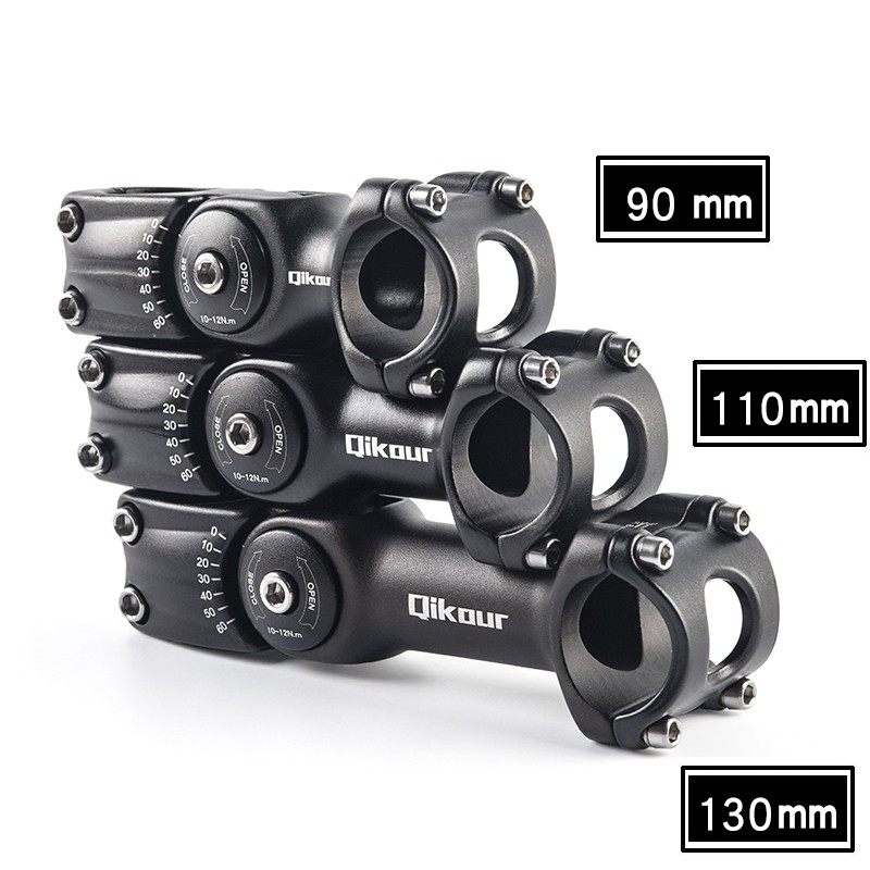 60度可调把立31.8*110 130山地公路自行车立管28.6前叉增高器配件