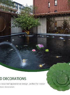 10pcs Pads Artificial Water Floating Flowers Water Pads