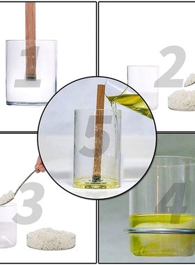 Wood Candle Wicks Candl Wick With Base Wooden Candle Wick Se