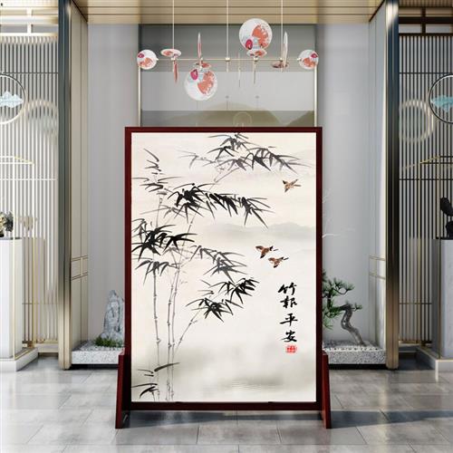 豪有范(  ) 屏风隔断客厅进入户对门玄关遮挡小户型卧室化妆室门