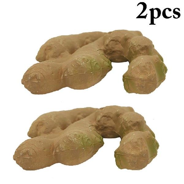 2pcs Artificial Vegetables Plant Ginger Simulation Fake