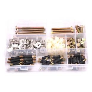 Threeinone Furniture Hardware Set Dowel Connection 125pcs