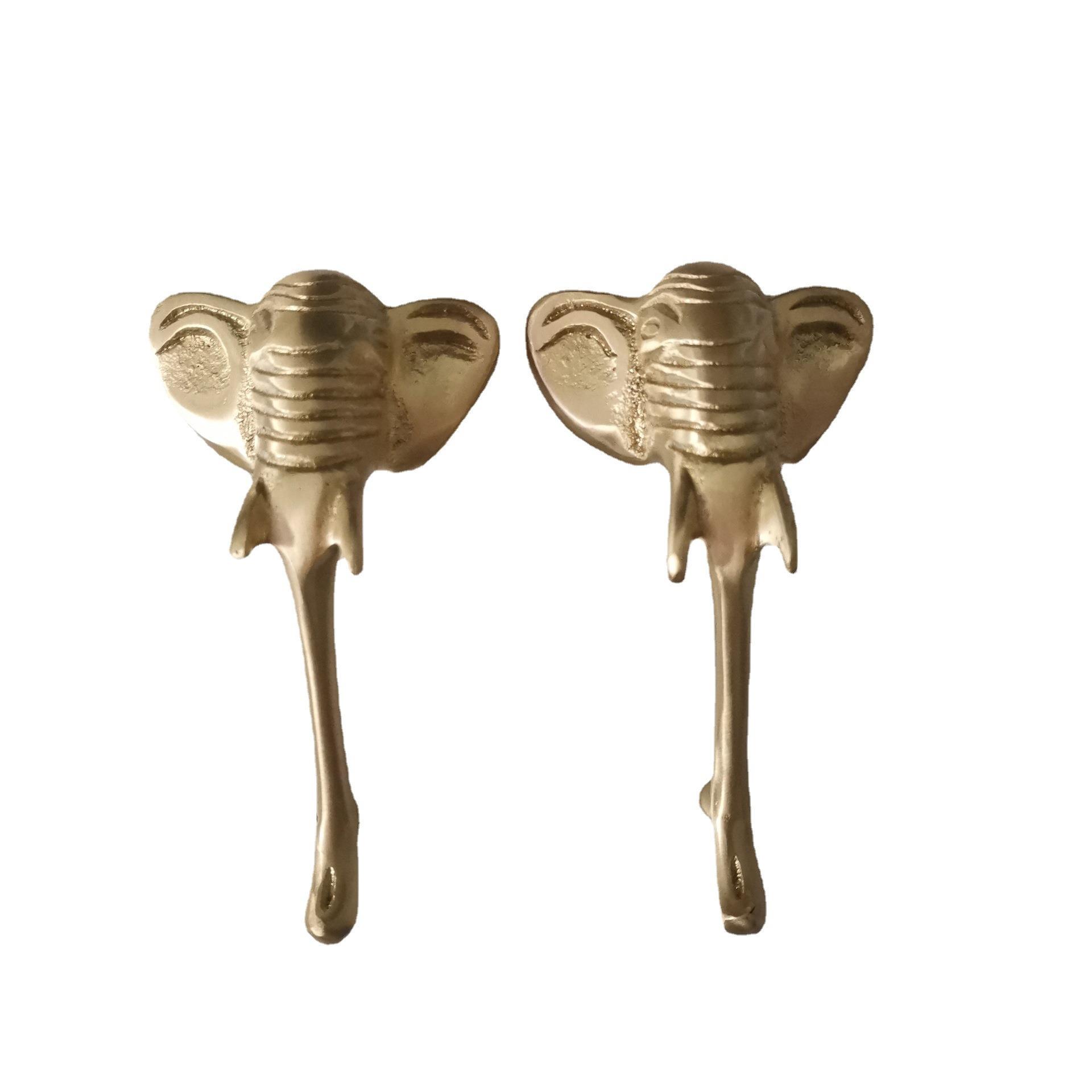 黄铜铸造 象鼻 抽屉 柜门 橱柜 酒柜 鞋柜 衣柜 酒柜 拉手把手