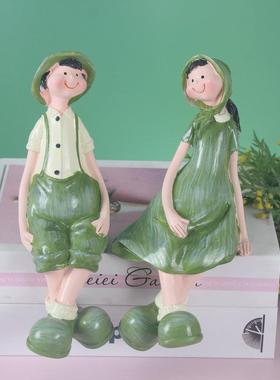 田园风树脂工艺品摆件创意家居摆件客厅摆饰乔迁新房结婚新婚礼品