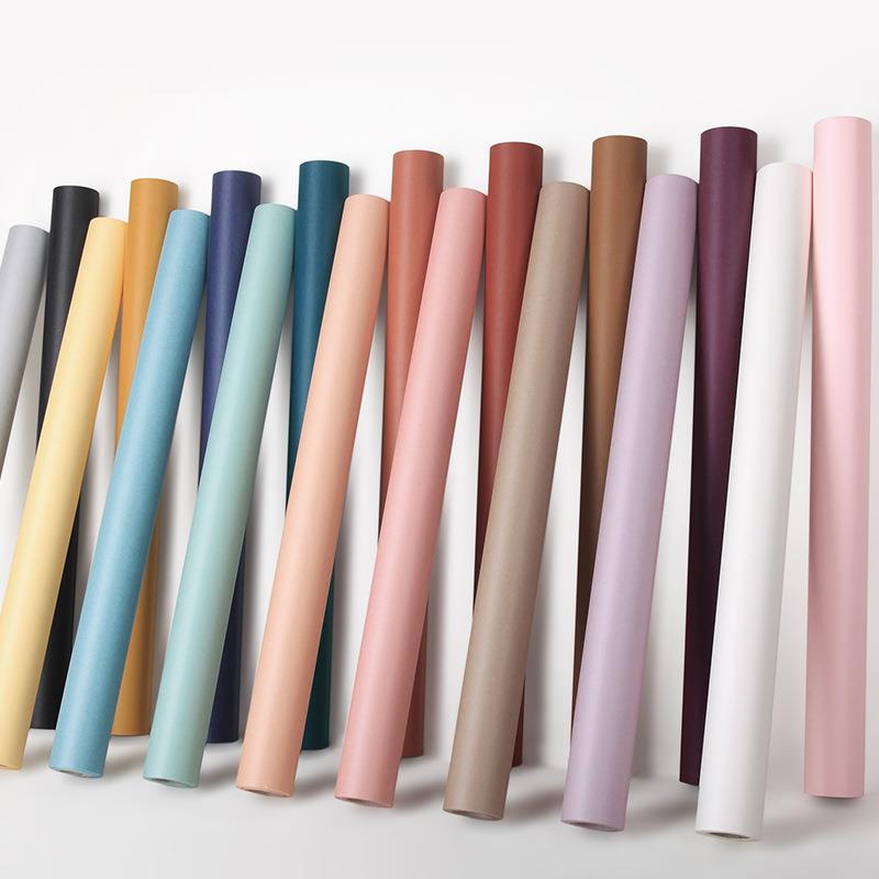 鲜花包装纸 牛津纸加厚韩素纸 欧雅纸卷装花束包花纸花艺材料