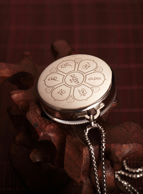 噶乌盒吊坠西藏纯手工紫砂泥擦擦佛像绿度母文殊释迦牟尼佛民族风