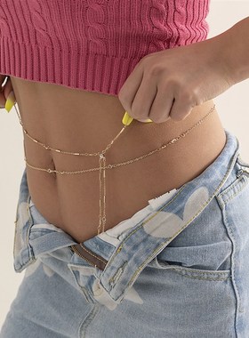 Spring Summer Hot Sale Multi Layer Thin Waist Chain For