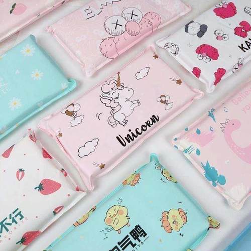 夏天冰枕学生午睡凝胶冰垫坐垫冰凉大人水枕头儿童凉枕降温冰枕头