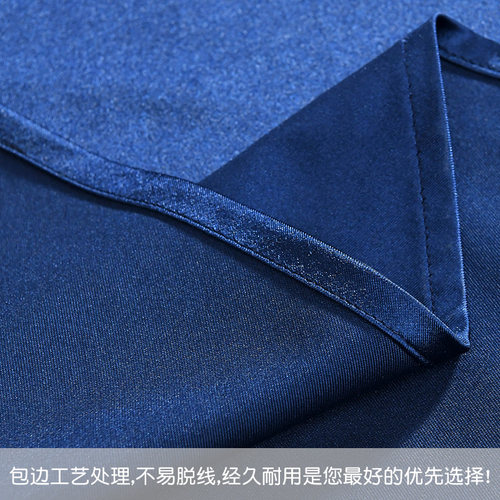 ibm会议桌布培训桌桌套罩酒店办公活动展会长条桌桌裙锦缎桌布