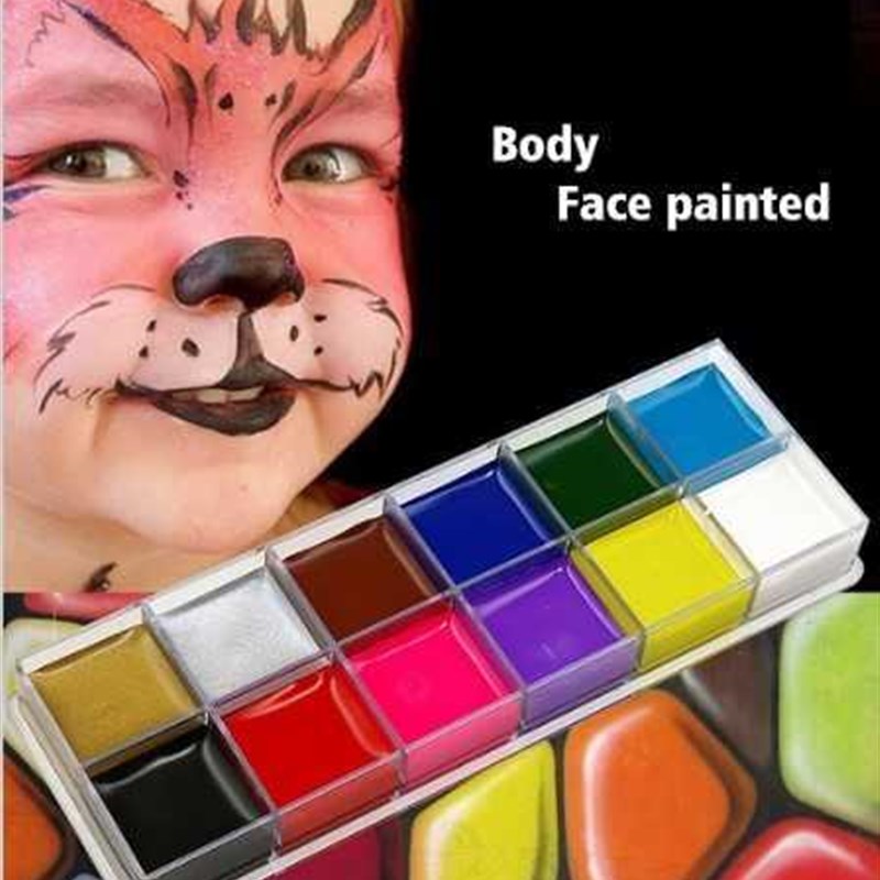 festival World Cup body painting play clown Halloween makeup
