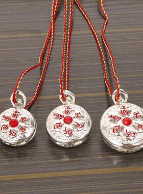 可以放东西的项链可打开小盒子放平安符吊坠空心挂件男女士小瓶