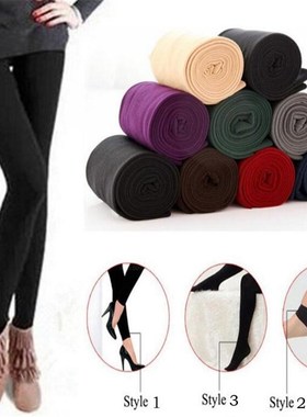 YRRETY Leggings Warm Women Heat Fleece Stchy Leggings Warm F