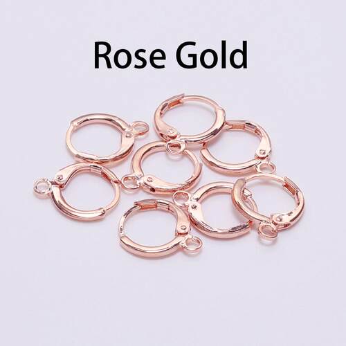 极速20pcs/lot 14x12mm Gold  France Lever Earring Hooks Wire