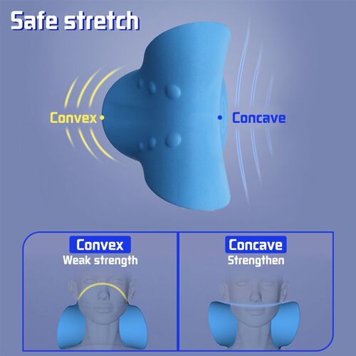 极速Cervical Neck Shoulder Massage Pillow Cervical Spine Cor