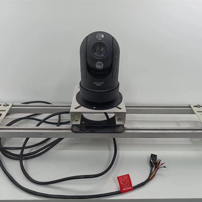 网路20倍红外云台摄像机防水下出线吊装室外固定点安装360查看