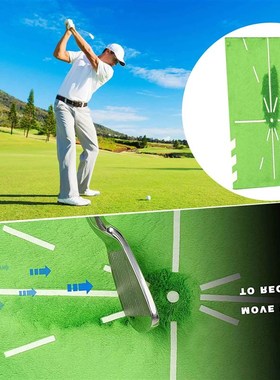 Outdoor Golf Training Swing Detection Mat Batting Golfer