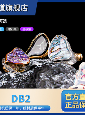 原道DB2百元圈铁HiFi有线耳机入耳式HiFi音质手机带麦线控K歌