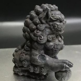 纯铜做旧狮子摆件卢沟桥事变威武霸气石狮子模型模型摆件纪念收藏