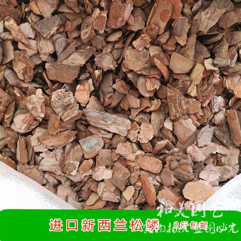发酵腐熟松鳞 松树皮新西兰进口 君子兰石斛树蝴蝶兰介质 兰花土