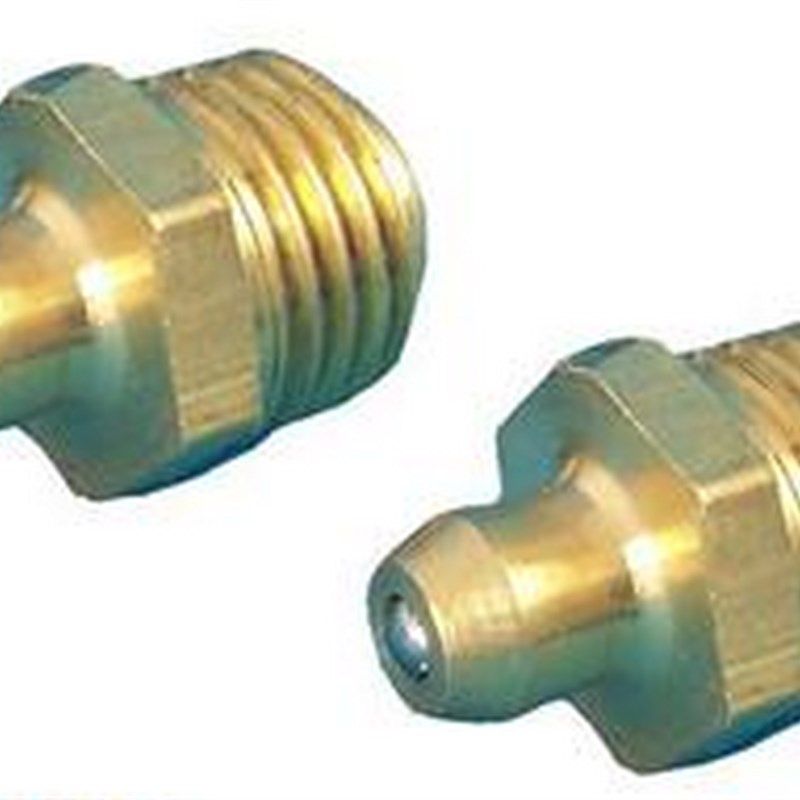 黄铜直油嘴 接头 直黄油嘴M6/8/10/12*1 12*1.25 14/16*1.5等