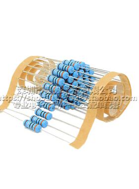 /W金属膜电阻器精度%.R.RRRR欧姆.W五色环