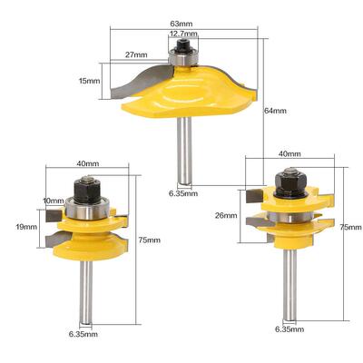 /柄高档榫合刀柜门刀橱柜门框刀圆角榫合刀雕刻机修边机铣刀