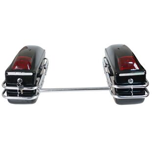 摩托车侧边箱太子电动车边箱配件踏板车新款改装通用全套侧箱防水