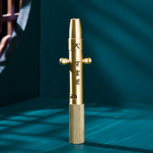 黄铜穿云箭斧头帮抖音快手工艺品驱鸟发射器地摊货源信号枪