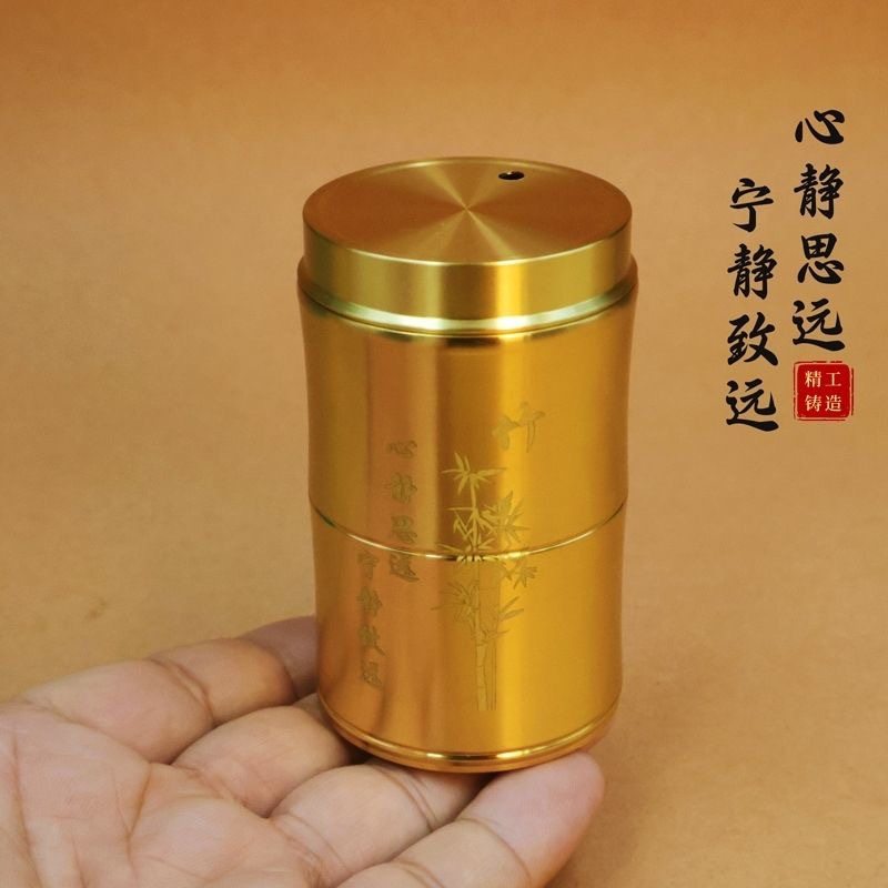 纯黄铜竹节牙签罐现代简约随身便携式客厅金属牙签盒高档轻奢铜艺,特色手工艺,其他特色工艺品,淘宝优惠券,粉丝福利购,淘宝优惠卷