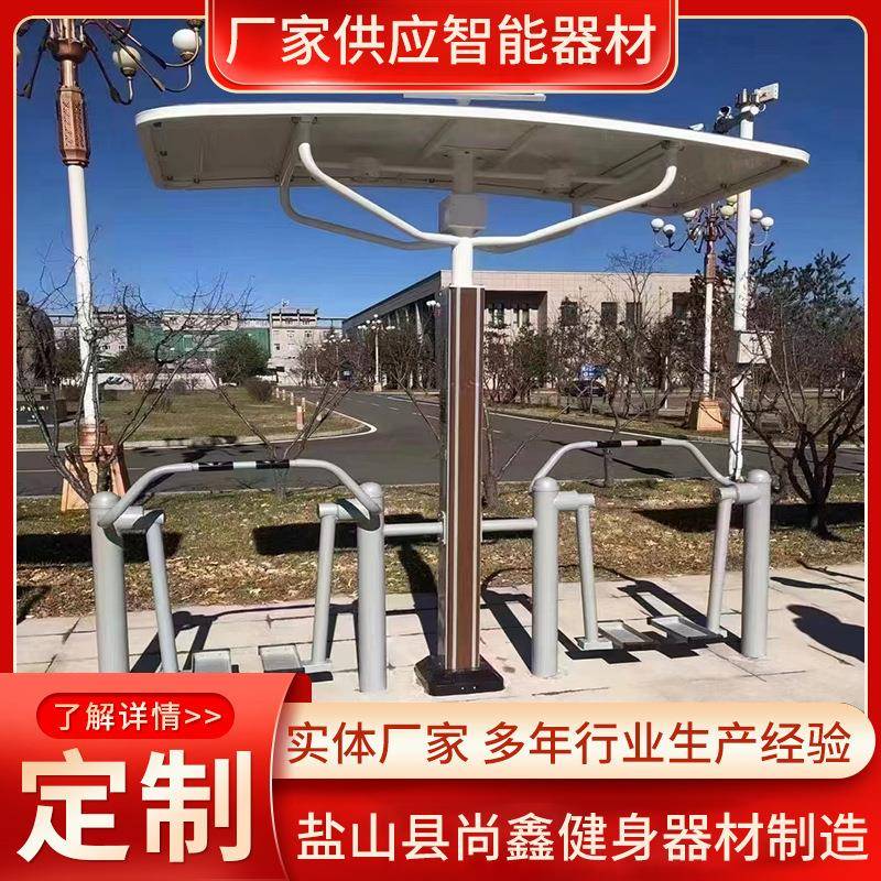户外智能健身器材公园二代智能健身路径双人健身器材设施