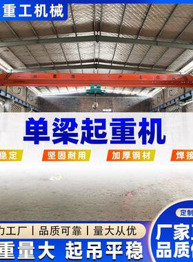 电动单梁桥式悬挂起重机5/8/10吨室内车间仓库移动轨道式行车行吊