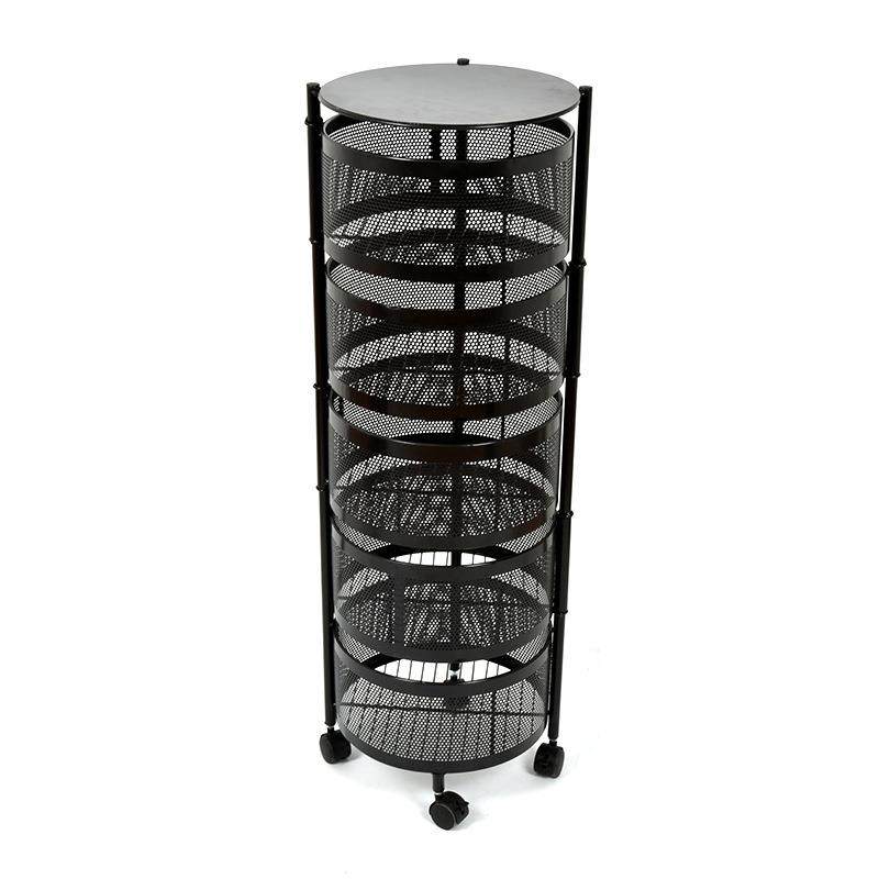 厨房圆形旋转置物架可移动水果蔬菜收纳架客厅卧室整理储物架,收纳整理,书桌收纳置物架,淘宝优惠券,粉丝福利购,淘宝优惠卷