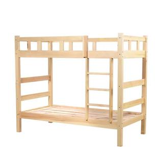 实木床厂家学校上下铺床价格松木上下床工厂青旅民宿上下床