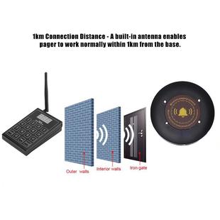 SU-680S无线取餐器呼叫器震动圆盘列队外贸叫号机寻呼排队器系统