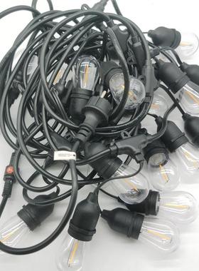 外贸S14灯串LEDE27露营220V