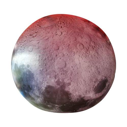 全喷灯光球发光悬挂星球模型彩色全喷漆球型充气气模灯光球定制