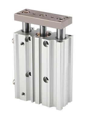 三轴气缸MGPM12X16X20X25/32/40/50/63-30X75X100X125Z三杆带导杆