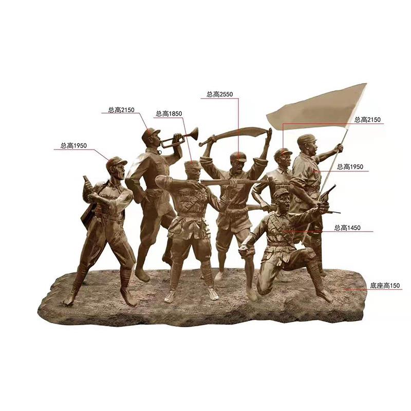 玻璃钢人物仿铸铜雕塑广场名人雕塑摆件名俗小品浮雕现代仿铜雕塑
