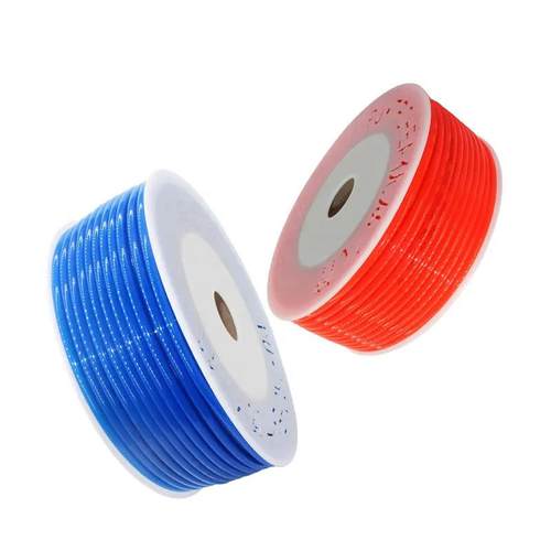 工厂pu弹簧气管8mm高压气泵空压机软管80m透明气动空气压缩气管