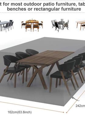 Ebay热销美式庭院露台桌椅罩花园防水户外休闲家具防尘罩