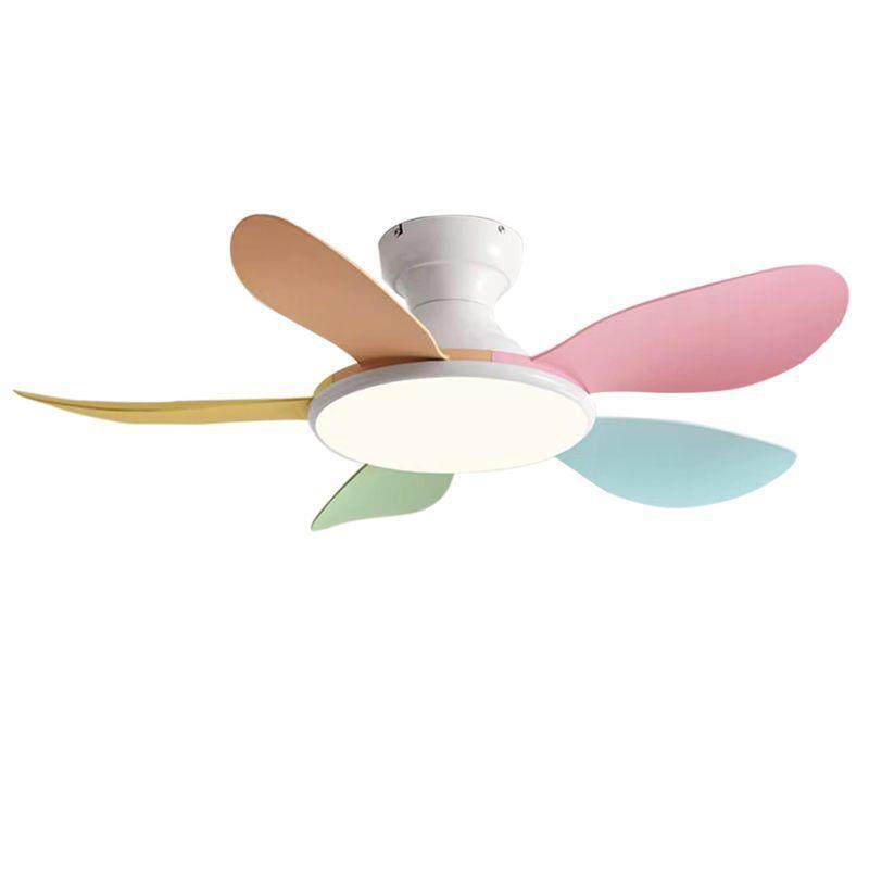 全光谱卧室吊扇灯现代简约电风扇吊灯家用灯扇一体灯儿童房风扇灯,家装灯饰光源,风扇灯,淘宝优惠券,粉丝福利购,淘宝优惠卷