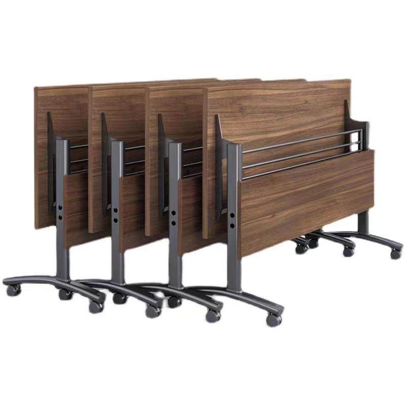 折叠培训桌椅组合会议桌双人辅导班学习课桌长条桌办公可移动拼接