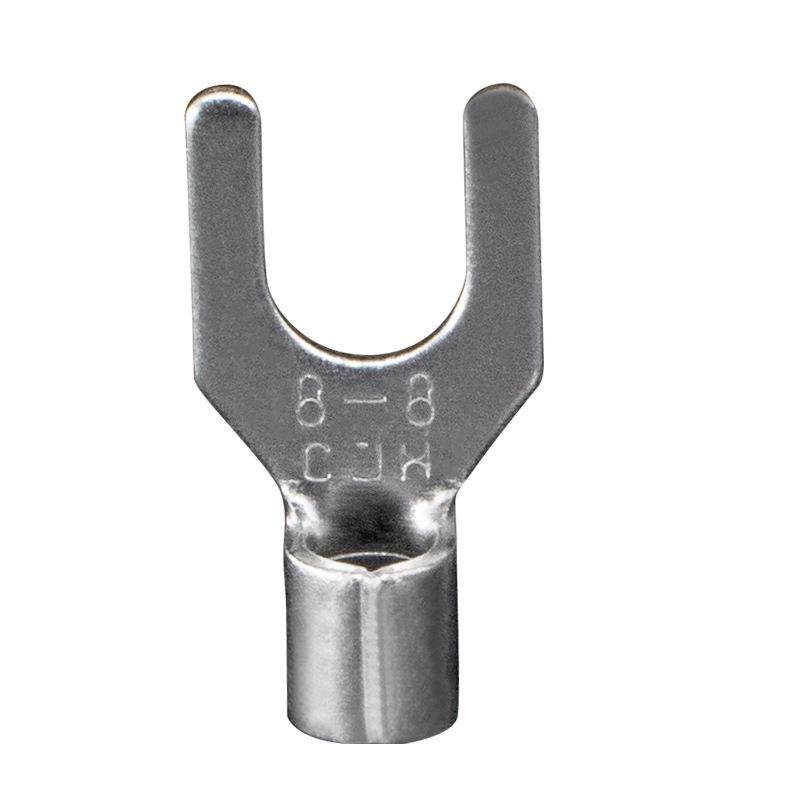 裸端子SNB2-4S/M/L紫铜0.7厚1000个冷压叉形接线头线耳端头