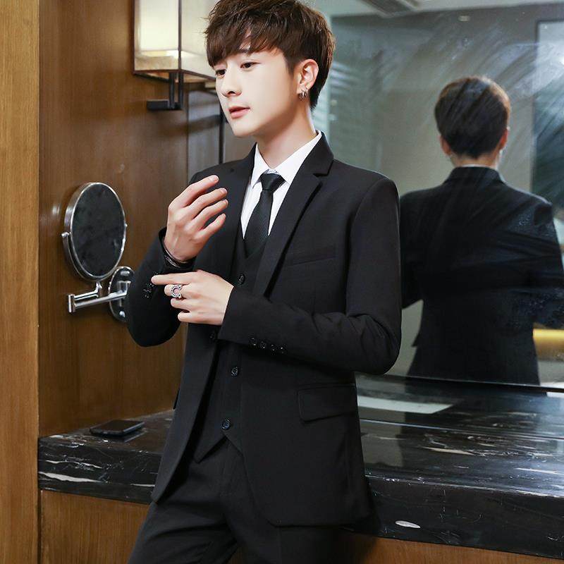 18岁青少年高中生成人礼服西装男生套装男士套装初中高中学生毕业